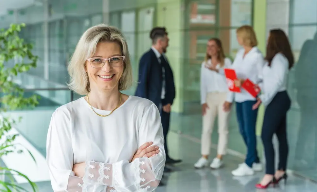 Successful pharma woman