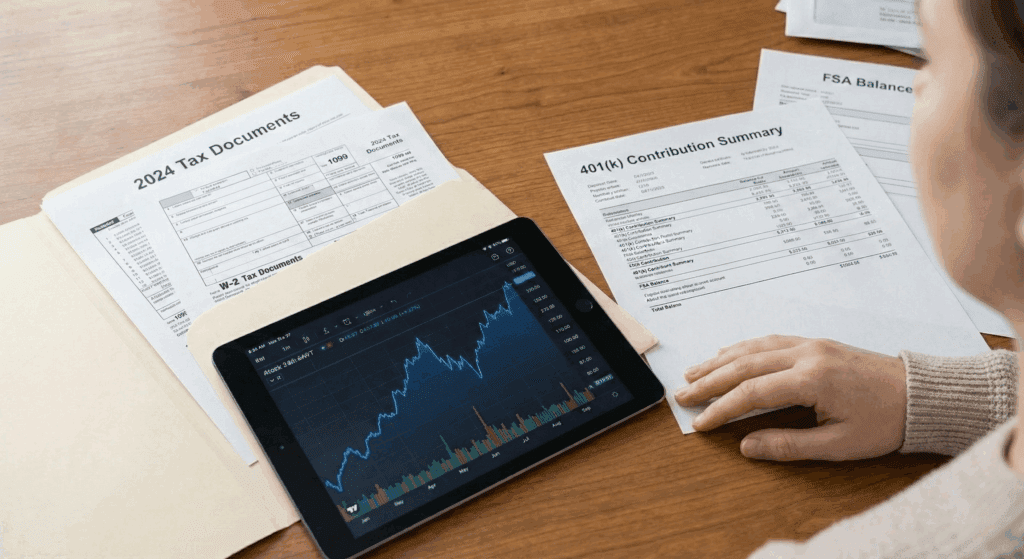 tax and investment review for the year