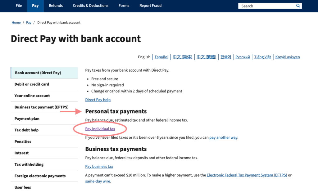 paying estimated taxes with equity compensation