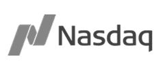 Nasdaq logo featuring a stylized letter 'N' and the word 'Nasdaq' in a modern font, representing the global electronic marketplace for securities.