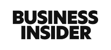 Business Insider logo featuring bold, modern typography, representing a leading online news source focused on business, finance, and technology.