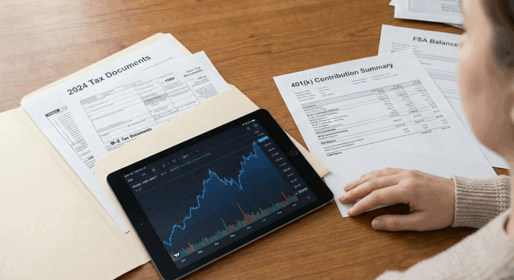 tax and investment review for the year