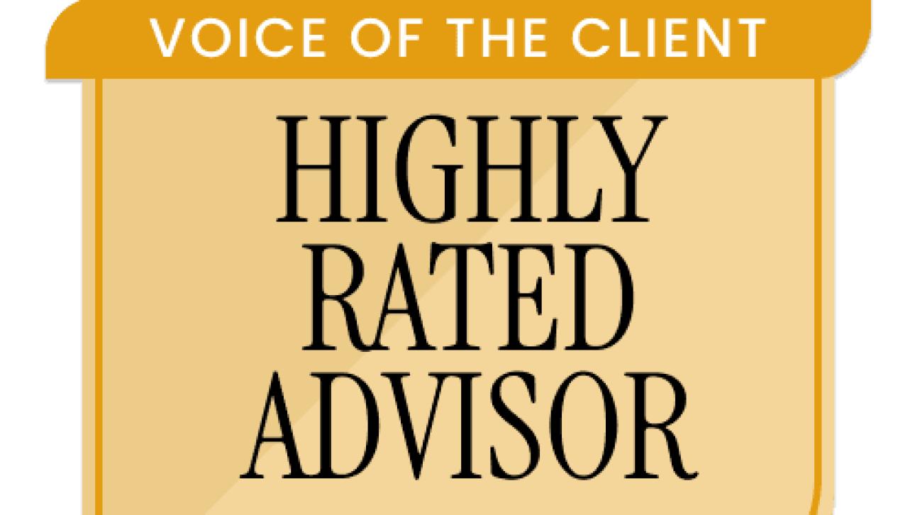 2026 Wealthtender Voice of the Client Highly Rated Advisor award badge