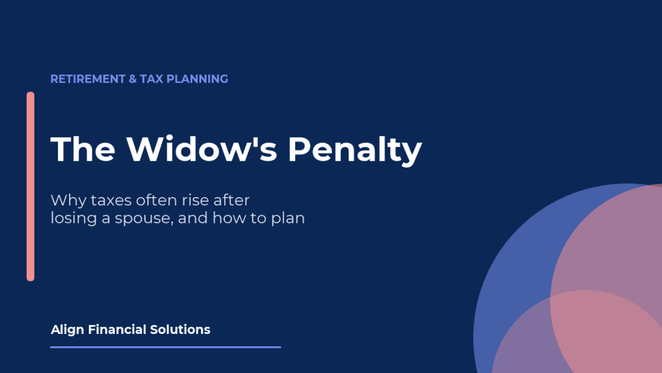 The widow’s penalty illustrated: why a widow’s taxes rise after losing her spouse
