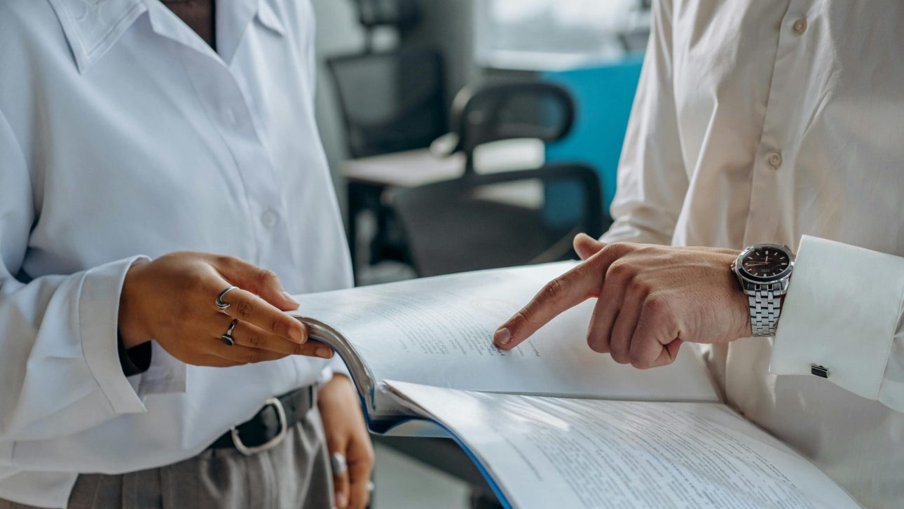 financial advisor giving advice based on the financial plan